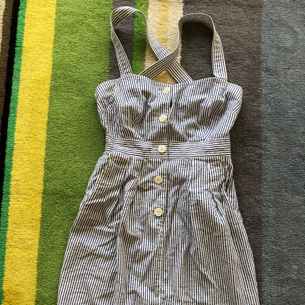Ralph Lauren Rugby striped summer dress size 0